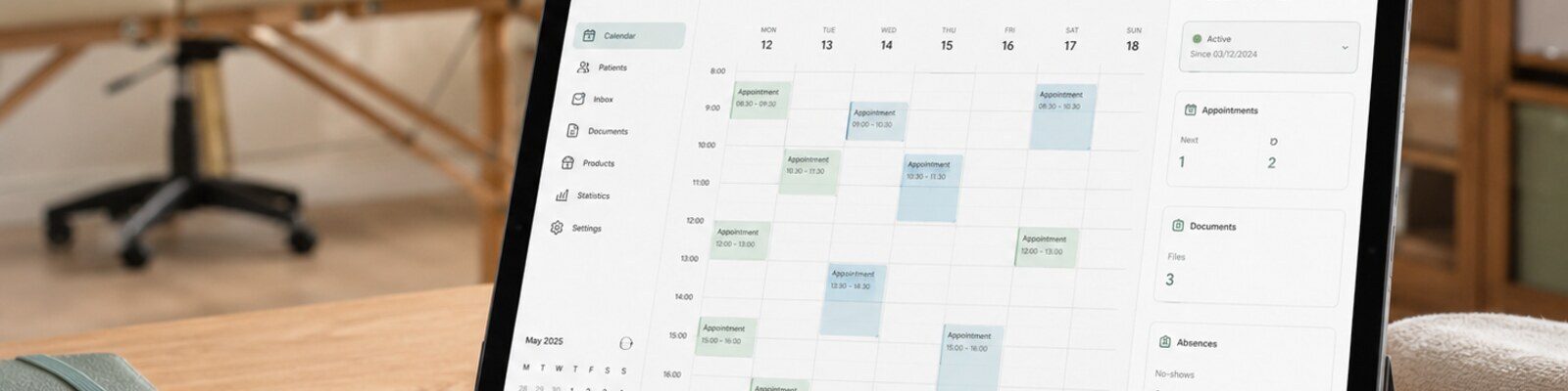 Logiciel de gestion pour thérapeutes - MedAgenda